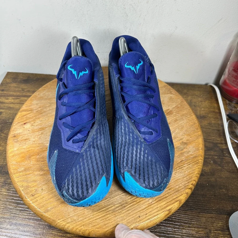Nike Court Zoom Vapor Cage 4 Rafa Mens Tennis Shoes Blue DD1579-401 Size 9